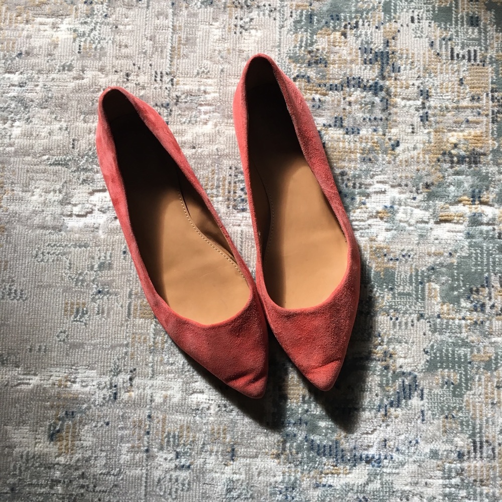JCrew suede flats